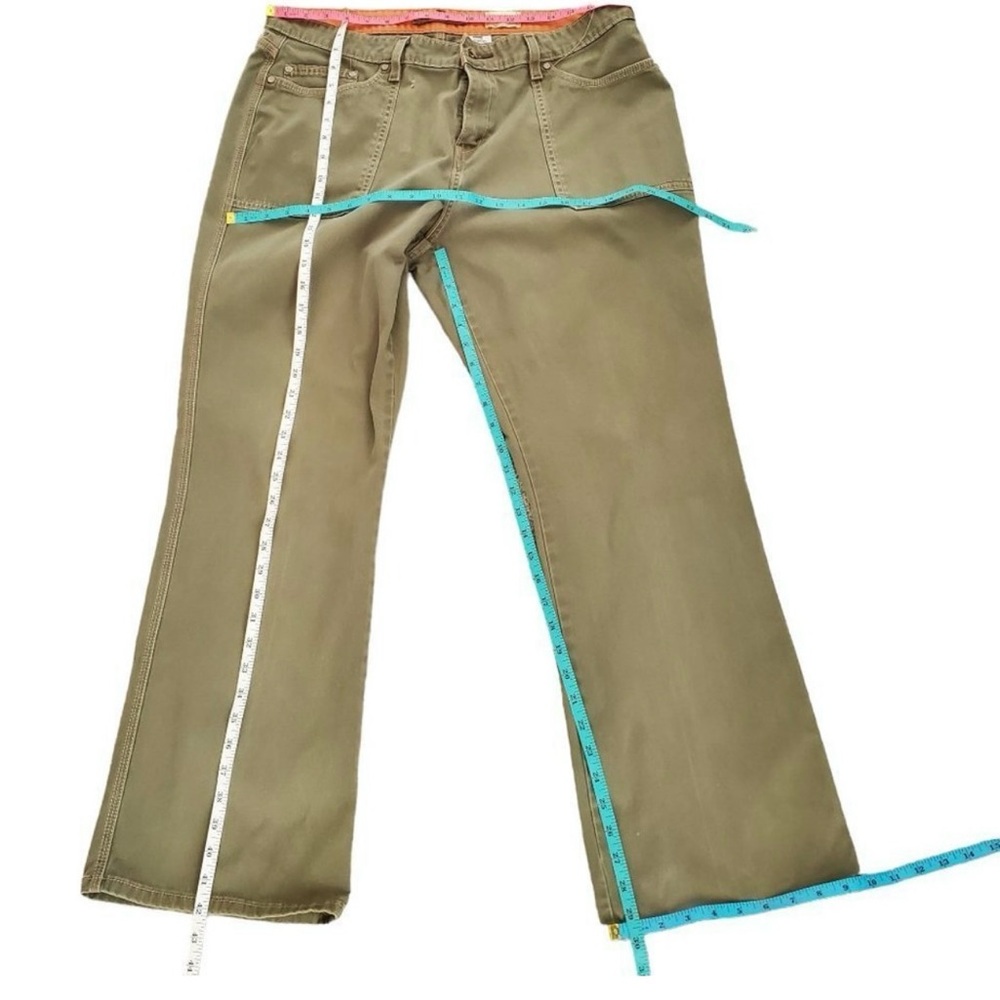 Levi’s 515 Tab Twills Bootcut Pants Women’s 18M Olive Green - Picture 6 of 7